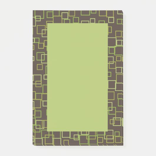 Retro Brown Post merkt op Post-it® Notes (Voorkant)