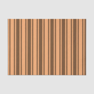 Retro brown snoep stripes uit de jaren zeventig tissuepapier