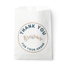 Retro Brownies bedankt voor je bestelling
