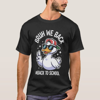 Retro Bruh We Back Docenten Kinderen Jongens Meisj T-shirt