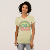 Retro Bruidsfeest Bruidspartij T-shirt (Voorkant volledig)