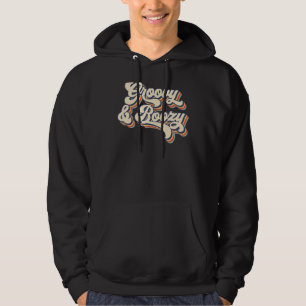 Retro bruidsmeisje uitstap met drank en dans hoodie