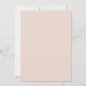 Retro Bruiloft Minimalistisch Script Tafelnummer (Achterkant)