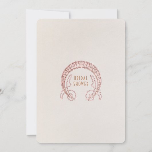 Retro Bruiloftsfeest Uitnodigingen Art Nouveau Mor (Achterkant)