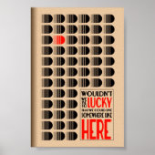  Retro Brutalist Parody Deco Poster (Voorkant)