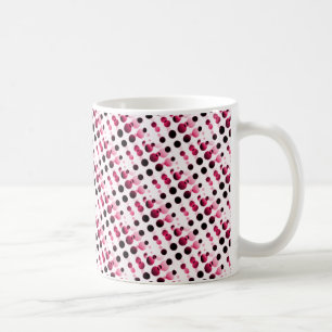 Retro Bubbles Mok, Roze Koffiemok