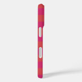 Retro Buffalo Pset Tartan Roze en Oranje Case-Mate iPhone Case (Achterkant / Rechts)