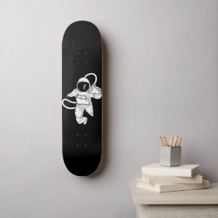 Retro Buitenruimte Grappige Astronaut Skateboard