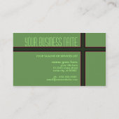 retro bullseye visitekaartje (Achterkant)