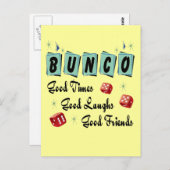 Retro Bunco Briefkaart (Voorkant / Achterkant)