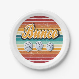 Retro Bunco Papieren Bordje