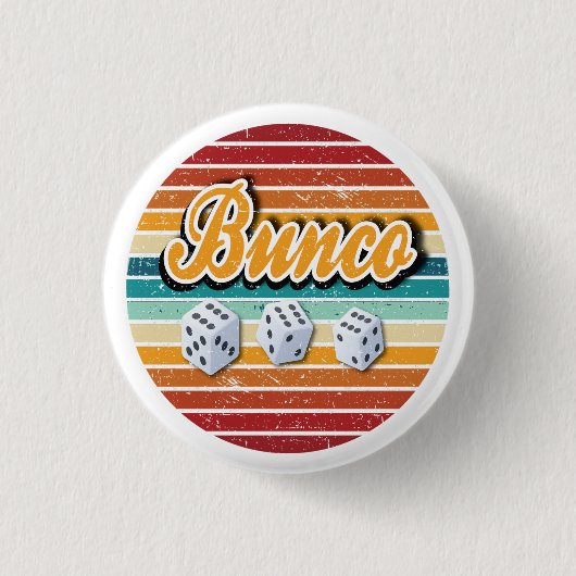 Retro Bunco Ronde Button 3,2 Cm (Voorkant)