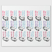 Retro Bunco Table Cards Gift Wrap Cadeaupapier (Vlak)