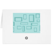 Retro Bunco tafel Kaart voor tabel 3 (Achterkant Horizontaal)