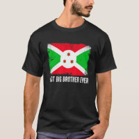 Retro Burundi vlag beste grote broer ooit vader's