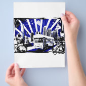 Retro Bus Flyer (Hand)