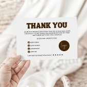 Retro Business bedankkaart