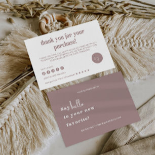 Retro Business bedankkaart