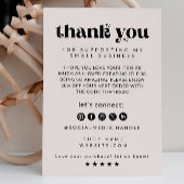 Retro Business bedankkaart