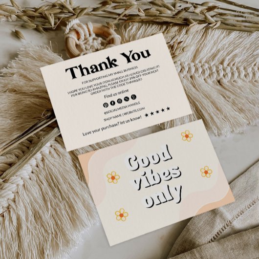 Retro Business bedankkaart