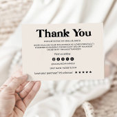 Retro Business bedankkaart