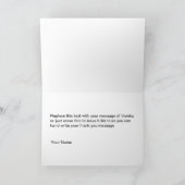 Retro Business bedankkaarten Bedankkaart (Binnen)