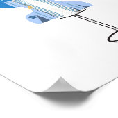 Retro Bustier Corset Schilderkunst print (Hoek)