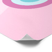 Retro Butterfly Abstracte Pop Art Poster (Hoek)