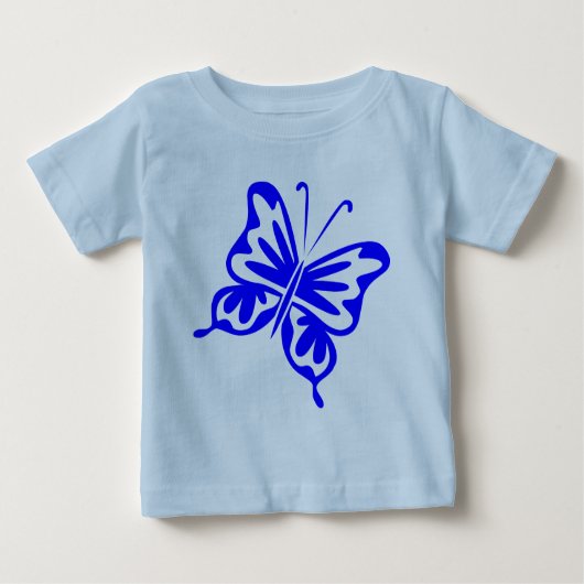 Retro Butterfly - blauw (Voorkant)