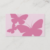 retro butterflyse visitekaartje (Achterkant)