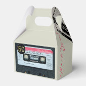 Retro C Audiotape 50th Birthday Dank u GFB Bedankdoosjes (Achterkant)