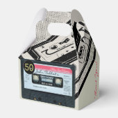 Retro C Audiotape 50th Birthday Dank u GFB Bedankdoosjes (Voorkant Zijde)