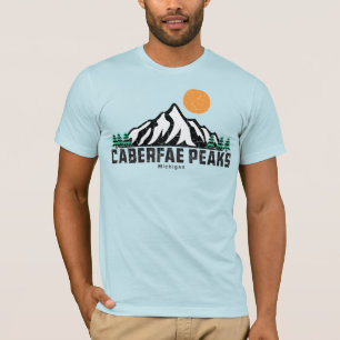Retro Caberfae Peaks Ski T-shirt