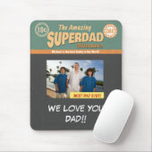 Rétro cadeau de tapis de souris de style de bande (Avec souris)