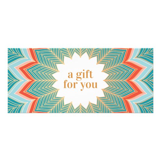  Retro Cadeaubon Reclamekaart (Voorkant)