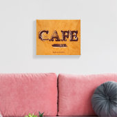 Retro Cafe Canvas Prints (Insitu (Woonkamer))