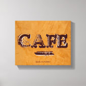 Retro  Cafe Canvas Prints (Voorkant)