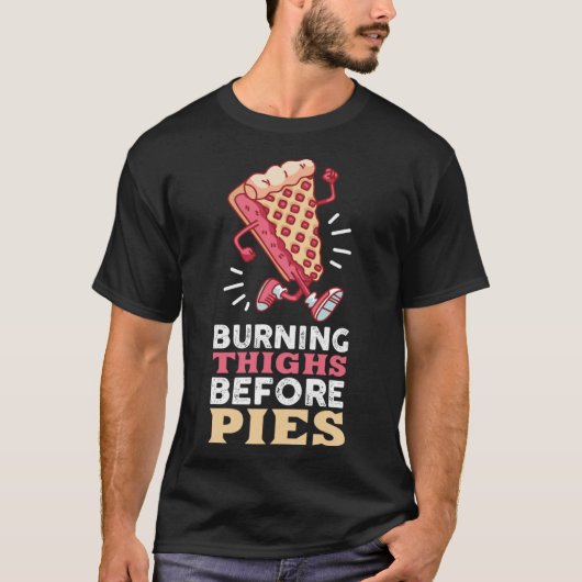 Retro Cake Runner Jogger & Marathon T-shirt (Voorkant)