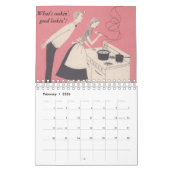 Rétro calendrier de famille avec des légendes (Feb 2026)