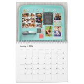 Rétro calendrier de réfrigérateur de VIZSLA (Jan 2026)