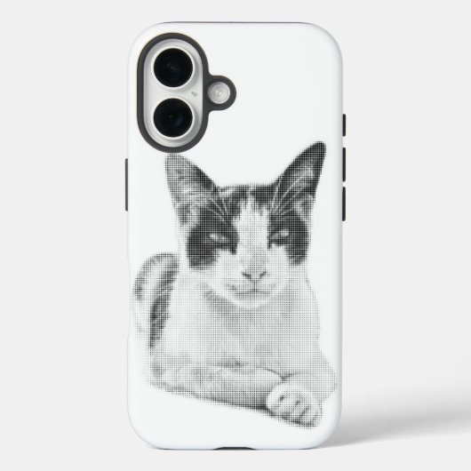 Retro Calico Halftone Case-Mate iPhone Case (Achterkant)
