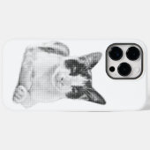 Retro Calico Halftone Case-Mate iPhone Case (Achterkant (horizontaal))
