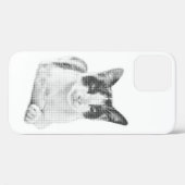 Retro Calico Halftone Case-Mate iPhone Case (Achterkant (horizontaal))