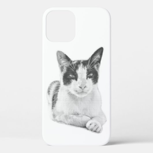 Retro Calico Halftone Case-Mate iPhone Case (Achterkant)