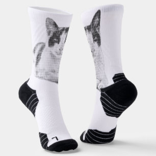 Retro Calico Halftone Sokken