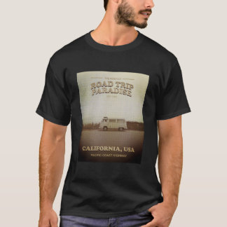 Retro Californische Wegreisparadijs T-Shirt