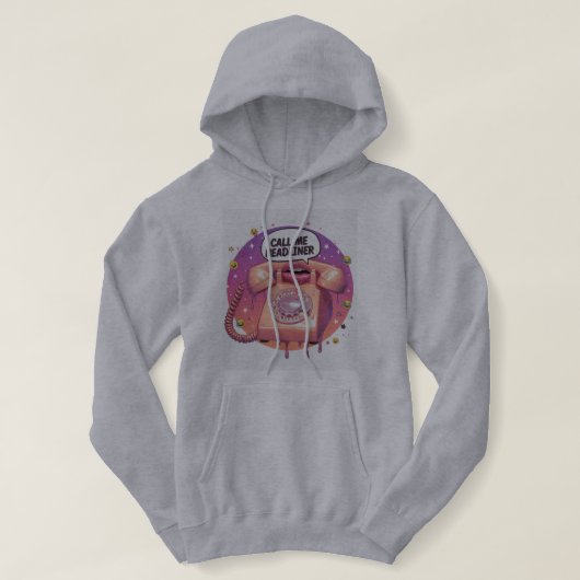 Retro Call Me Headliner Sweat - shirt à capuche 📞 (Design devant)