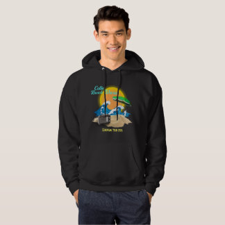 Retro Callie Beach Waves Sjabloon Band Tour Hoodie