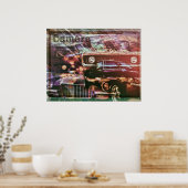 Retro Camaro Poster (Keuken)