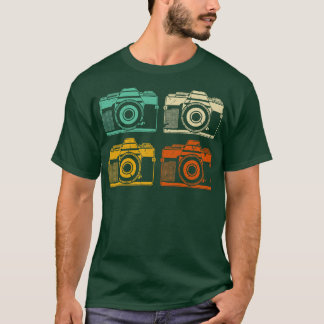 Retro camera fotograaf t-shirt